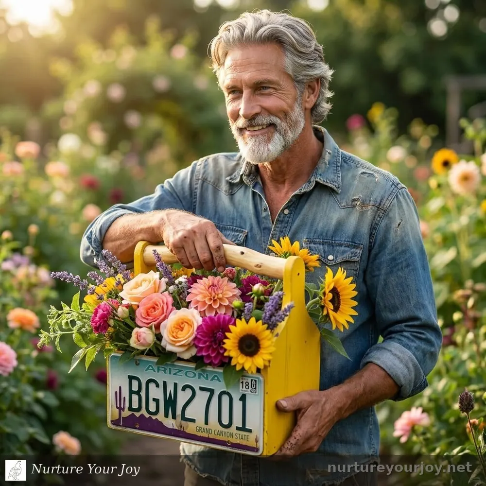 Garden Carry-All, Yellow, handmade Garden Carry-Alls collection, Nurture Your Joy